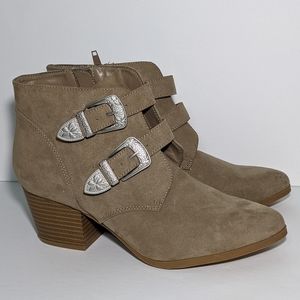 Christian Soriano Sharif Western Buckle Bootie